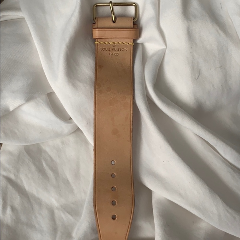 Louis Vuitton Vachetta Leather Luggage Strap